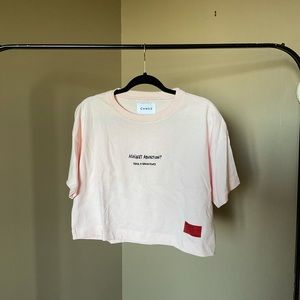 CHNGE cropped tee unisex